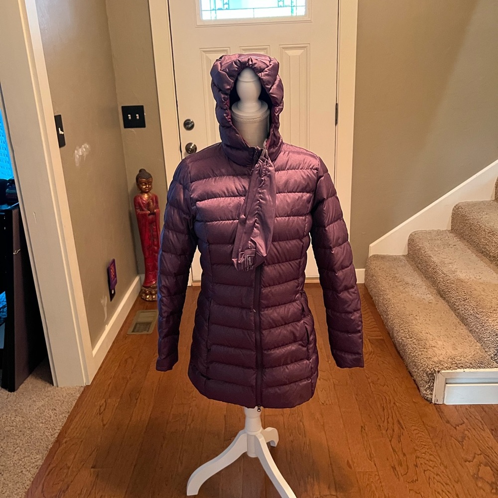 Very cute purple puffer coat